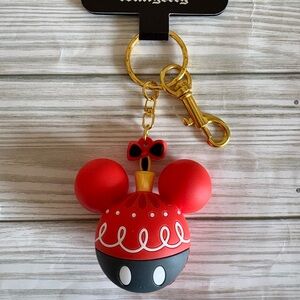 🎄Loungefly Disney Mickey Ornament 3D Molded Keychain